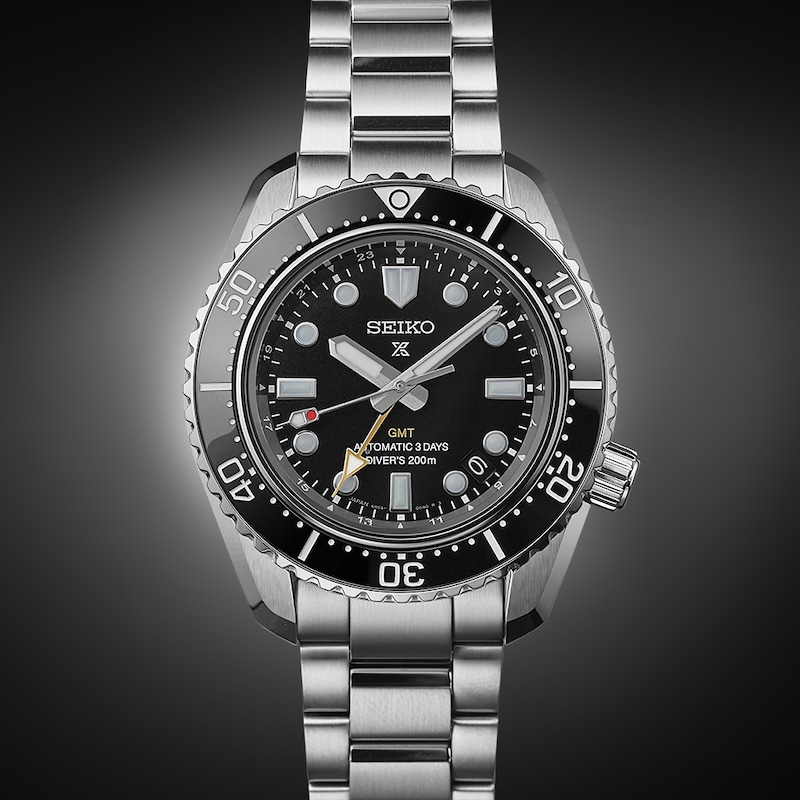 Seiko Prospex Dark Depths GMT Bracelet Watch