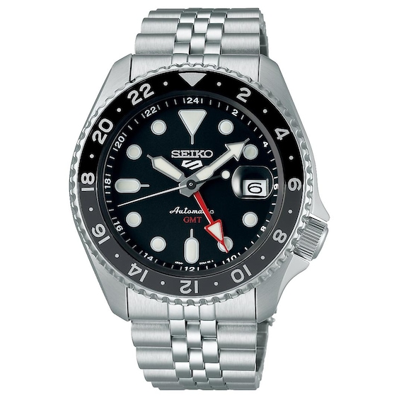 Seiko Men's Silver 5 Sports Ssk001k1 Re-Interpretation Skx Gmt Automatic Watch - Image 2