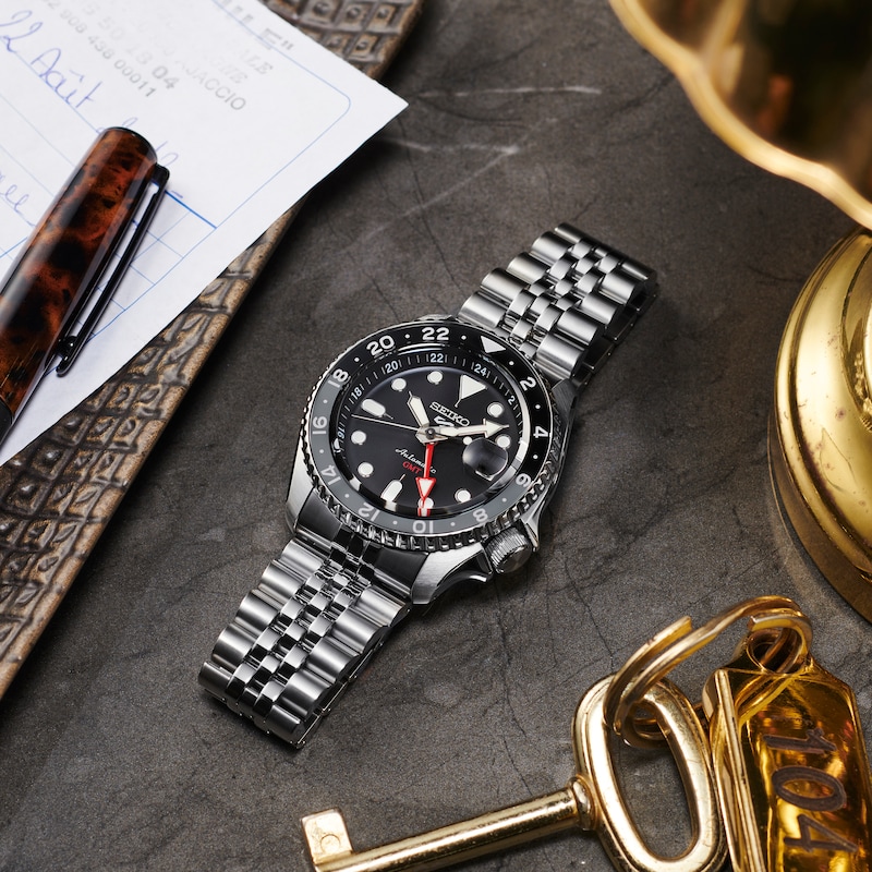 Main Image 2 of Seiko 5 Sports Black Grape GMT SKX Re-interpretation Watch