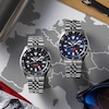 Thumbnail Image 4 of Seiko 5 Sports Black Grape GMT SKX Re-interpretation Watch