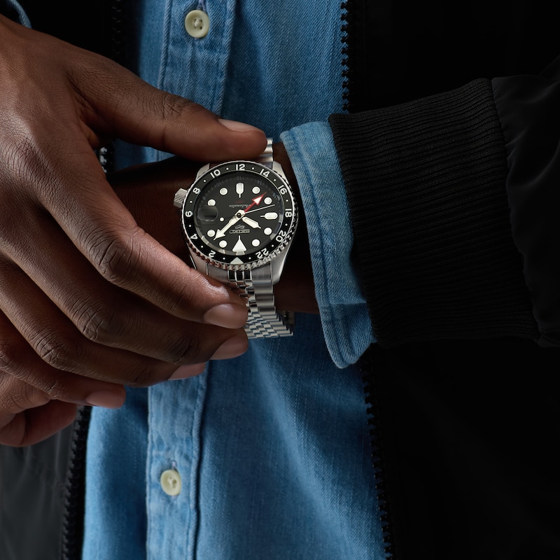 Main Image 6 of Seiko 5 Sports Black Grape GMT SKX Re-interpretation Watch