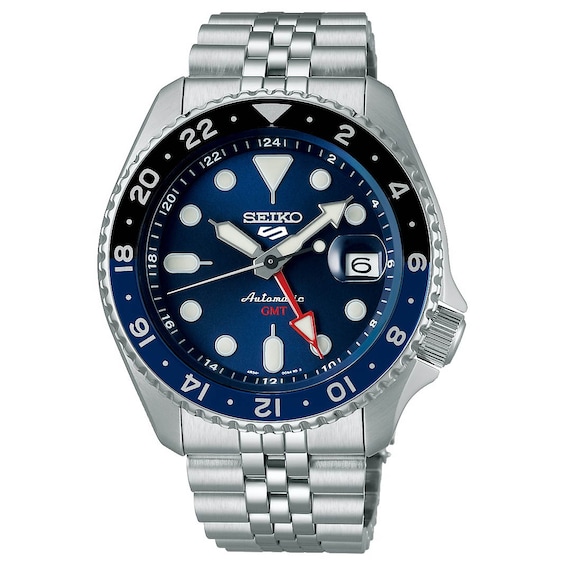 Men's Seiko 5 Sports Blueberry Gmt Skx Re-Interpretation Watch