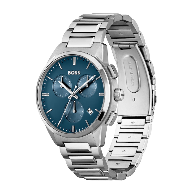 Main Image 2 of BOSS Dapper 43mm Men's Blue Dial Bracelet Watch