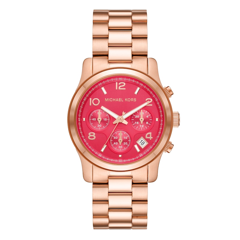 Main Image 1 of Michael Kors Runway Ladies' Rose Gold Tone Watch