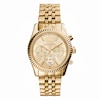 Thumbnail Image 1 of Michael Kors Lexington Gold Tone Stainless Steel Watch