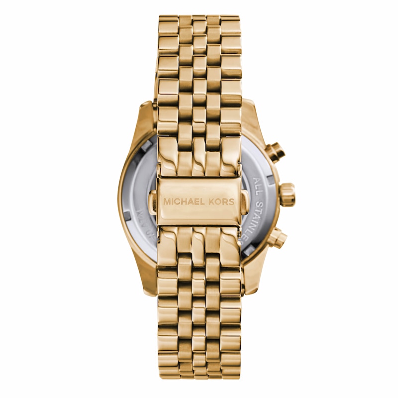 Michael Kors Lexington Gold-Tone Stainless Steel Watch