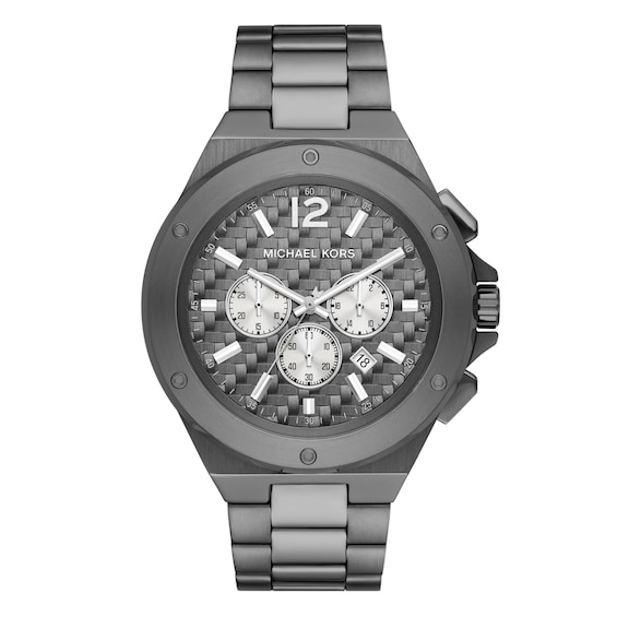 Michael Kors Men’s Lennox Gunmetal Stainless Steel Watch