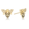 Thumbnail Image 1 of Le Vian 14ct Yellow Gold 0.45ct Diamond Bee Earrings