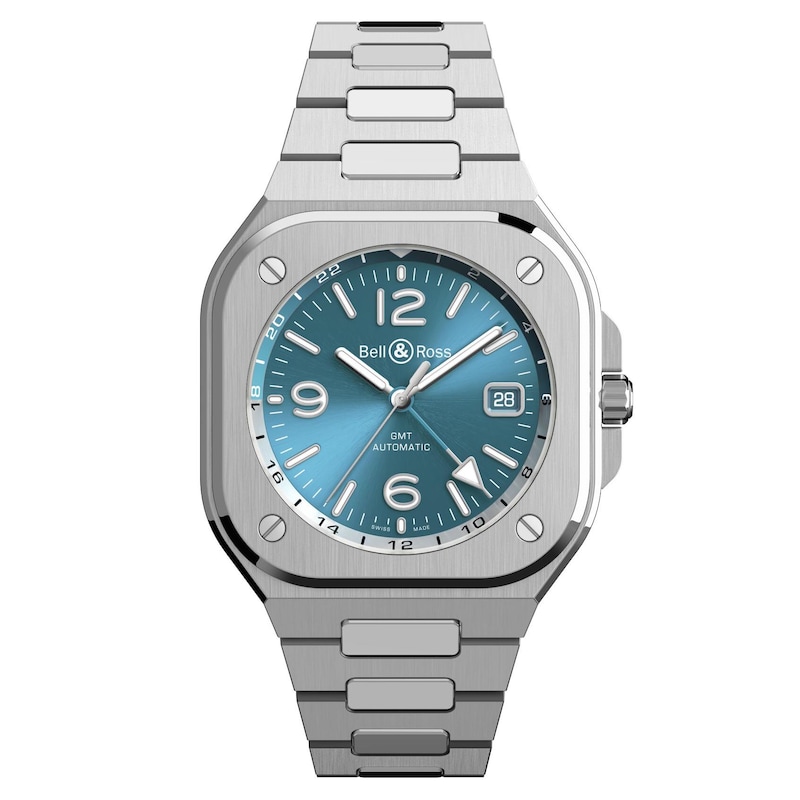 Bell & Ross BR 05 GMT Sky Blue Dial Bracelet Watch