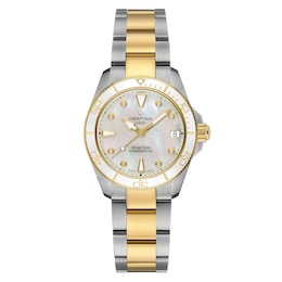 Certina DS Action Diamond MOP Dial Two Bracelet Watch