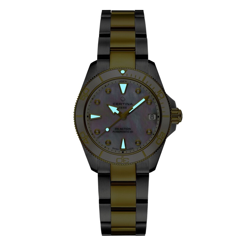 Main Image 5 of Certina DS Action Diamond MOP Dial Two Bracelet Watch