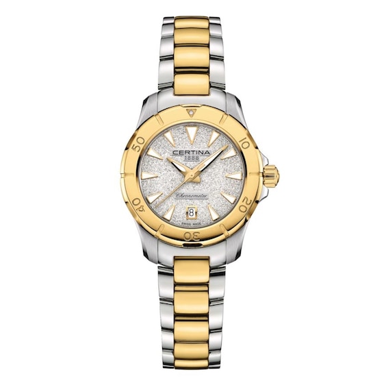 Women's Certina Ds Action Two Tone Bracelet Watch