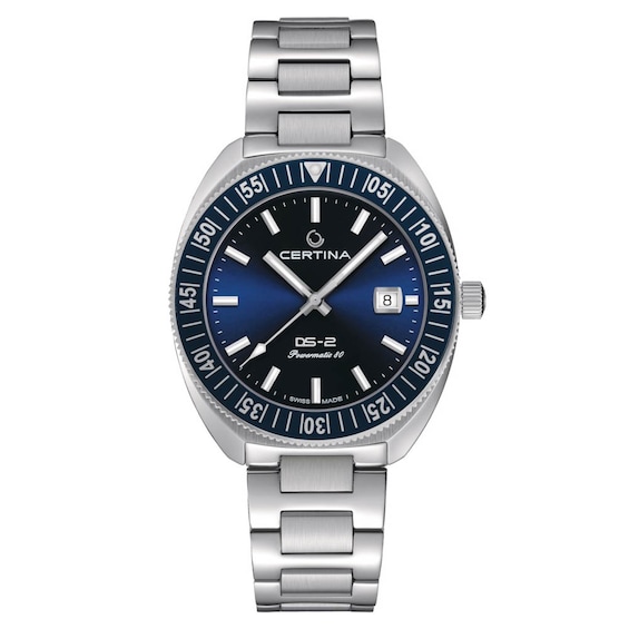 Certina DS-2 Men’s Blue Dial & Stainless Steel Bracelet Watch