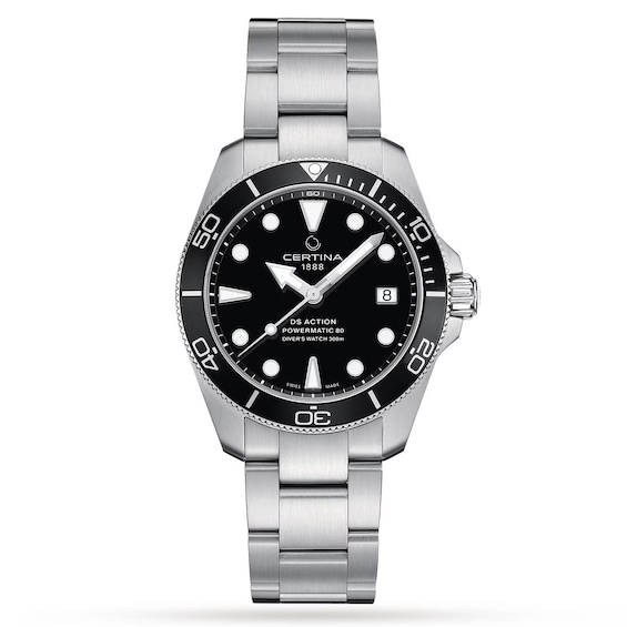 Men's Certina Ds Action Diver Stainless Steel Bracelet Watch