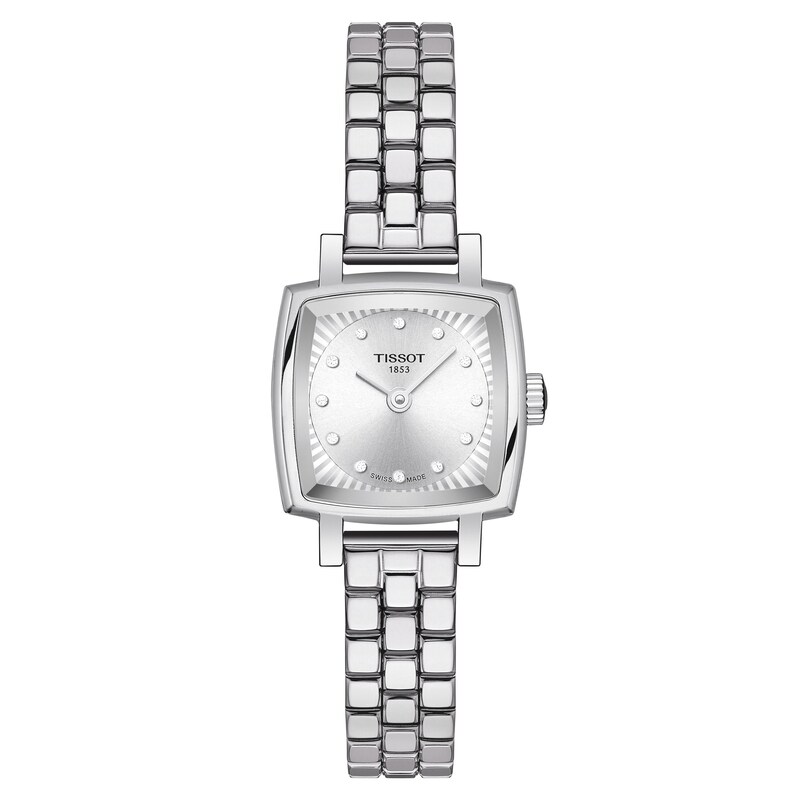 Tissot Lovely Ladies' Square Case & Stainless Steel Bracelet Watch
