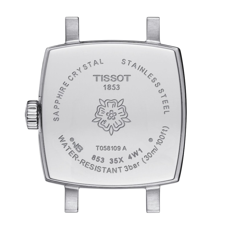 Tissot Lovely Ladies' Square Case & Stainless Steel Bracelet Watch ...
