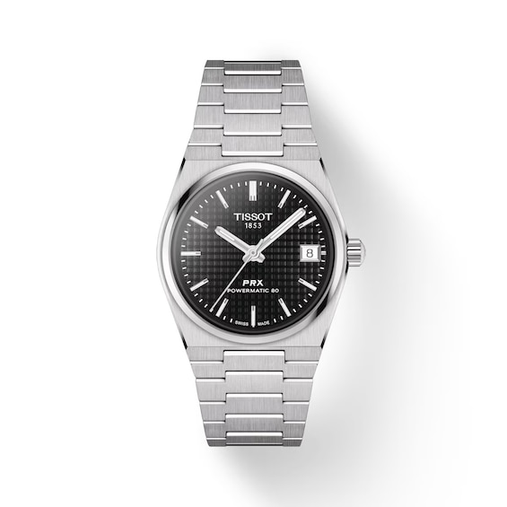 Tissot PRX Black Dial & Stainless Steel Bracelet Watch