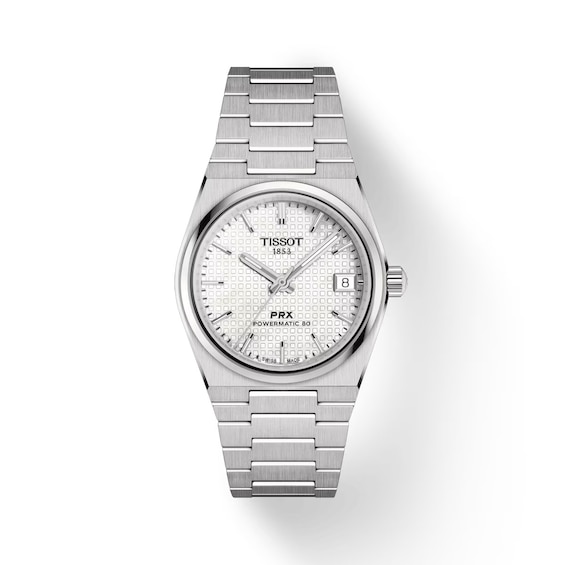 Tissot PRX Ladies’ White Dial & Stainless Steel Bracelet Watch