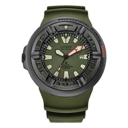 Citizen Promaster Diver Ecozilla Men's Green Strap Watch