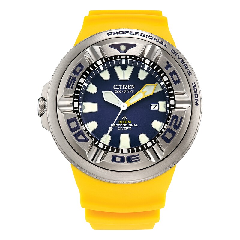 Citizen Promaster Diver Ecozilla Men's Yellow Strap Watch