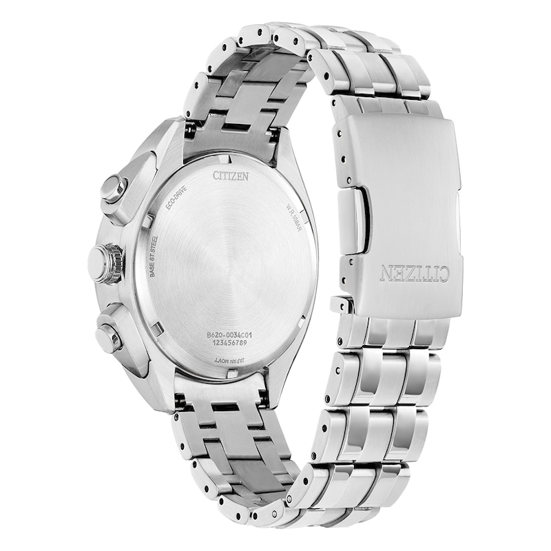 Citizen Eco-Drive Chronograph Stainless Steel Bracelet Watch
