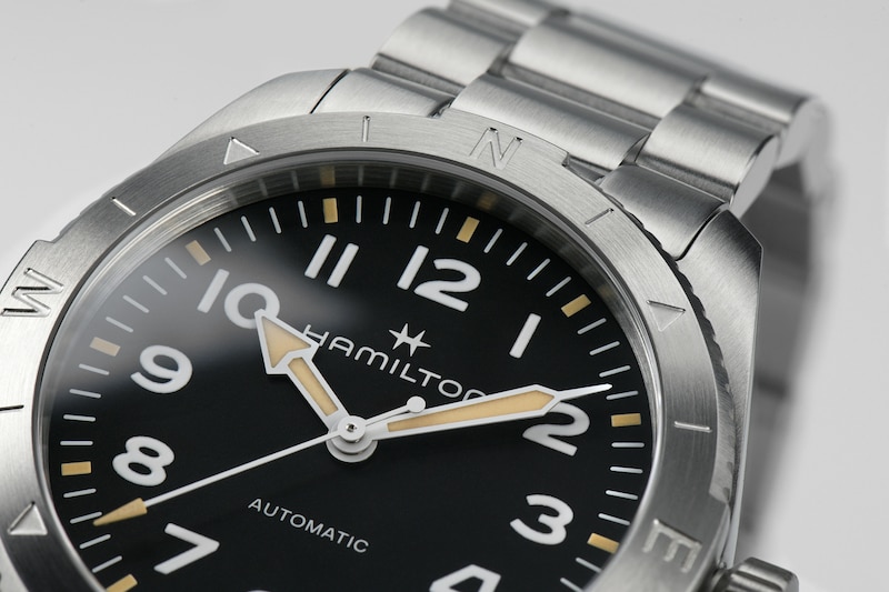 Hamilton Khaki Field Expedition 41mm Black Dial & Stainless Steel Bracelet Watch