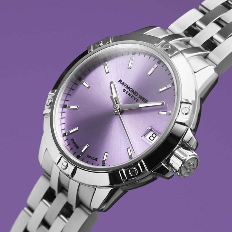 Main Image 4 of Raymond Weil Tango Ladies' Lavender Dial & Stainless Steel Watch