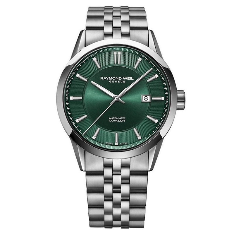 Raymond Weil Freelancer Men's Automatic Green Dial Bracelet Watch