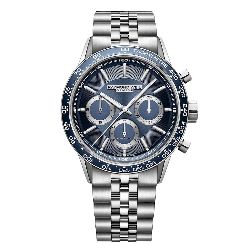 Raymond Weil Freelancer Automatic Blue Dial Bracelet Watch