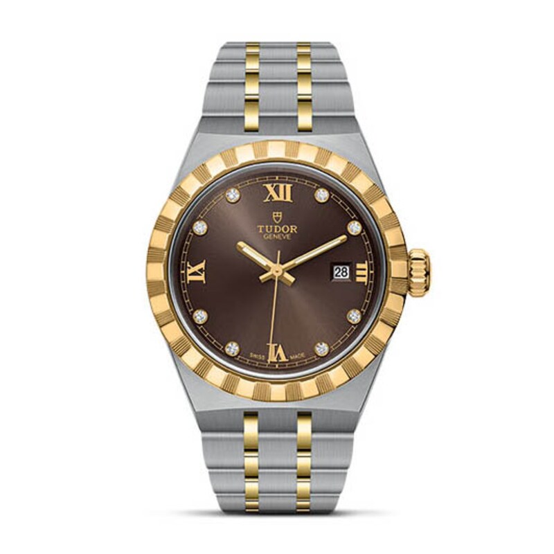 Main Image 1 of Tudor Royal Diamond Ladies' 18ct Gold & Steel Bracelet Watch
