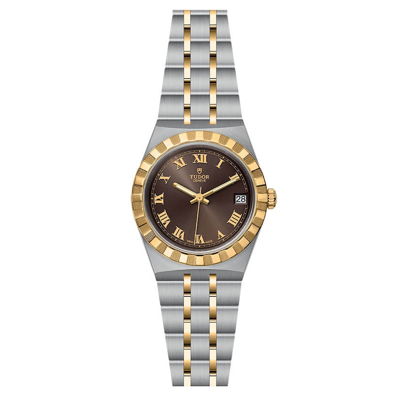 Main Image 2 of TUDOR Royal 34mm Ladies' 18ct Yellow Gold & Steel Watch