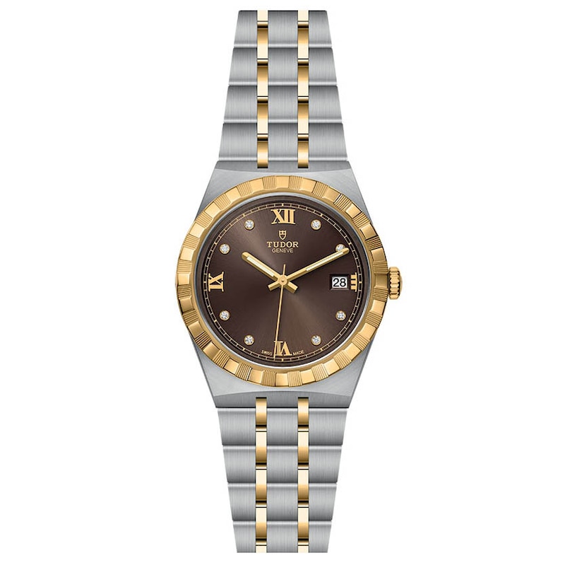 Main Image 2 of Tudor Royal 38mm Diamond 18ct Gold & Stainless Steel Watch