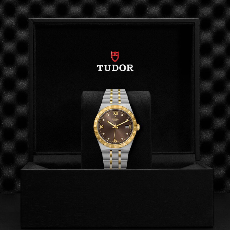 Main Image 3 of Tudor Royal 38mm Diamond 18ct Gold & Stainless Steel Watch