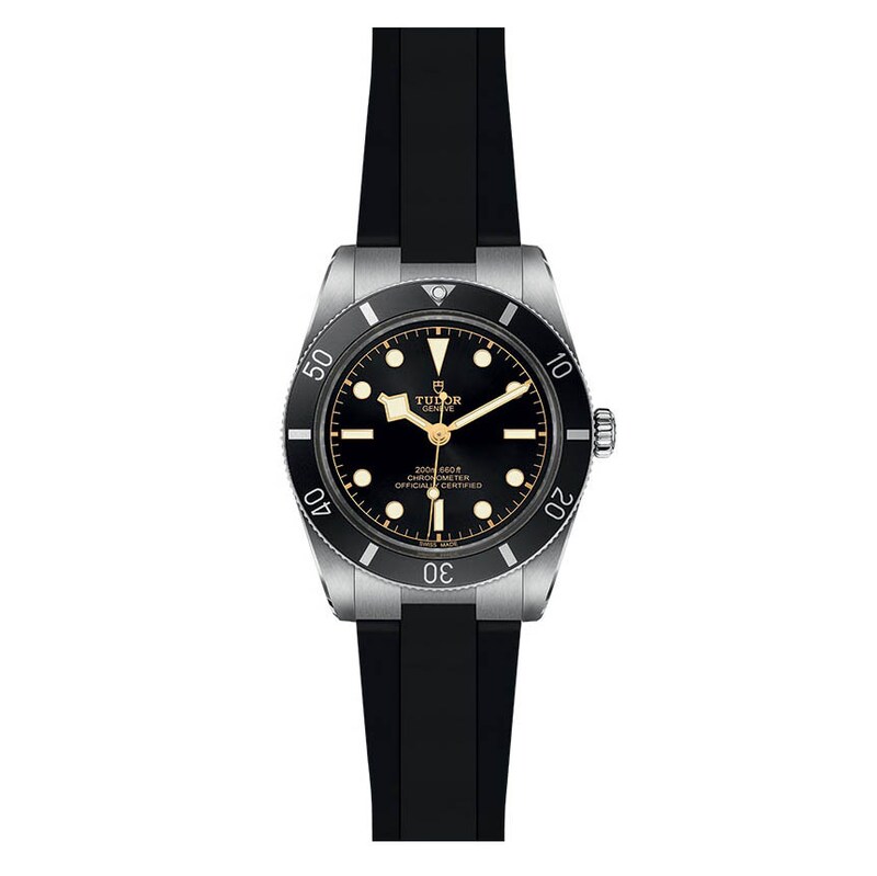 Tudor Black Bay 54 Men's Black Strap Watch