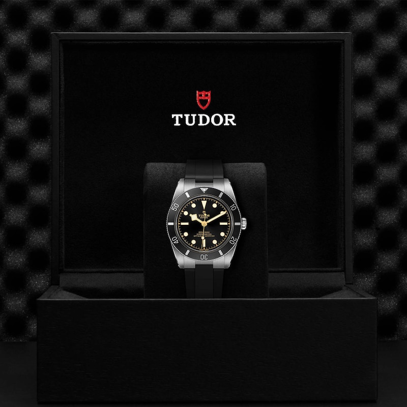 Tudor Black Bay 54 Men's Black Strap Watch