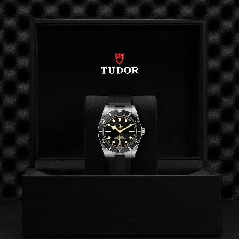 Tudor Black Bay 54 Men's Black Strap Watch