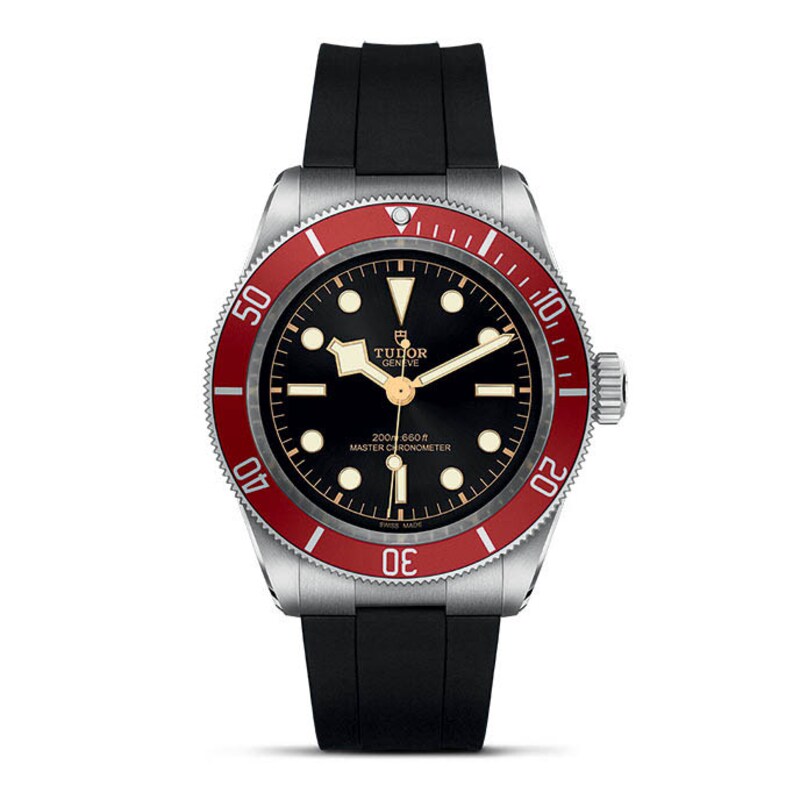 Tudor Black Bay 41 Men's Black Strap Watch