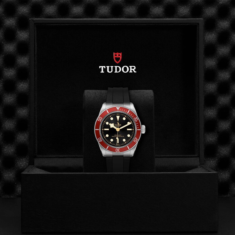 Tudor Black Bay 41 Men's Black Strap Watch