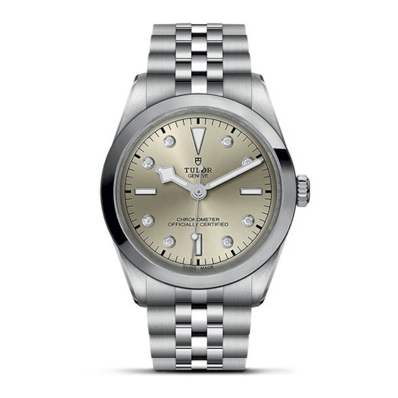 Main Image 1 of Tudor Black Bay 36 Ladies' Diamond Steel Bracelet Watch