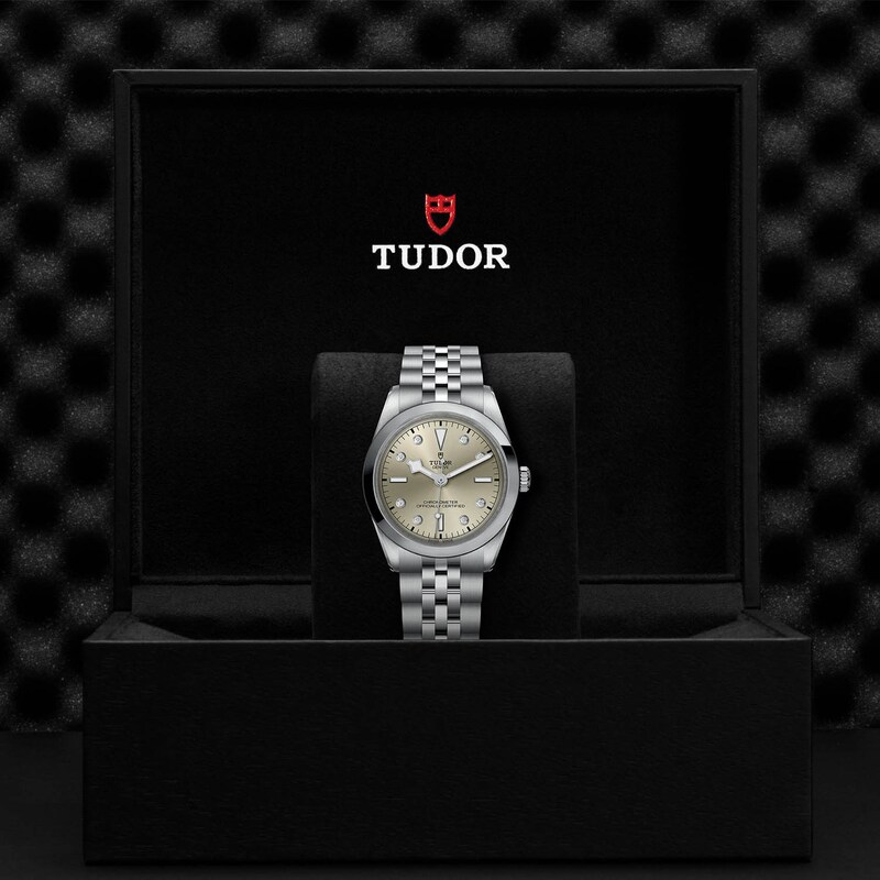 Main Image 3 of Tudor Black Bay 36 Ladies' Diamond Steel Bracelet Watch