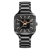 Thumbnail Image 1 of Rado True Square Automatic Black Ceramic Bracelet Watch