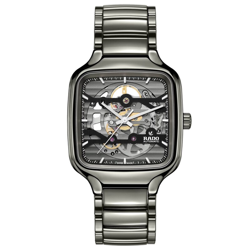 Rado True Men's Skeleton Dial & Ceramic Bracelet Watch Ernest Jones