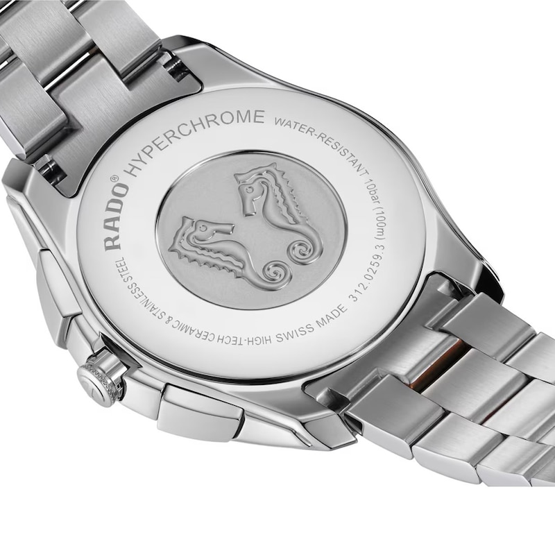 Rado Hyperchrome Men's Black Dial & Two-Tone Bracelet Watch