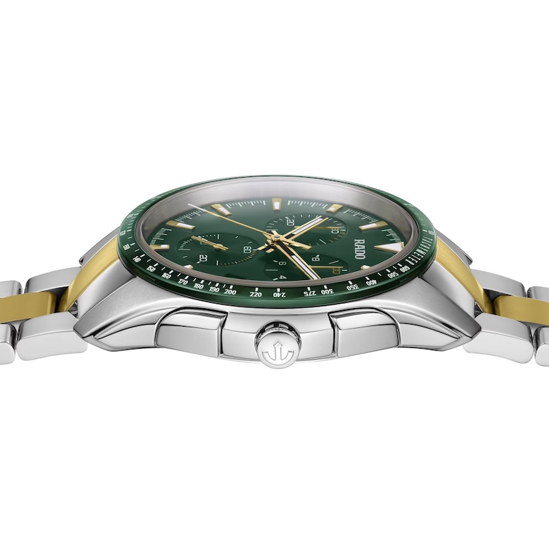 Rado Hyperchrome Men's Green Dial & Two-Tone Bracelet Watch