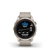 Thumbnail Image 1 of Garmin Fenix 7S Pro Sapphire Solar Edition Cream Leather Strap Smartwatch