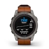 Thumbnail Image 0 of Garmin Fenix 7 Pro Sapphire Solar Edition Brown Leather Strap Smartwatch