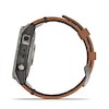 Thumbnail Image 2 of Garmin Fenix 7 Pro Sapphire Solar Edition Brown Leather Strap Smartwatch