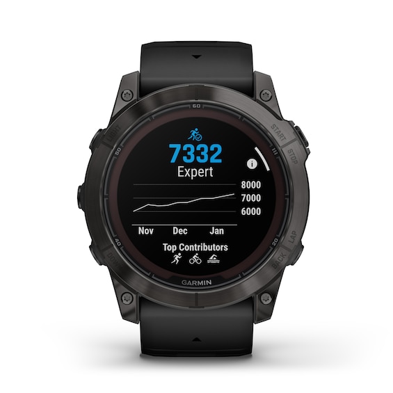 Garmin Fenix 7X Pro Sapphire Solar Edition Black Strap Smart