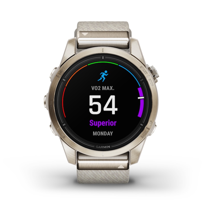 Garmin Epix Pro (Gen 2) Sapphire Edition 42mm Cream Strap Smartwatch