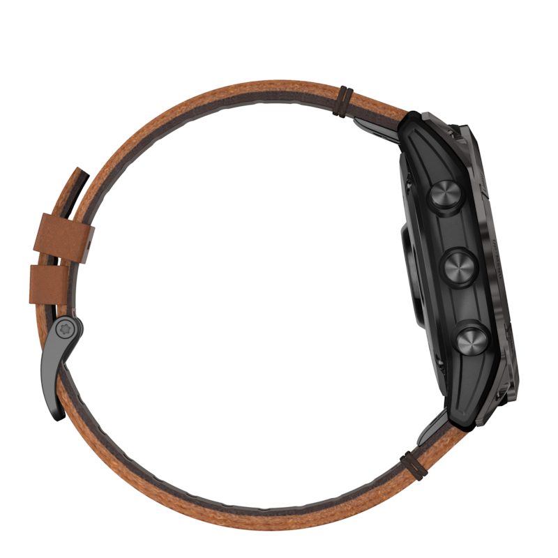 Garmin  Epix Pro (Gen 2) Sapphire Edition 51mm Brown Leather Strap Smartwatch